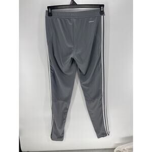 Adidas men's small gray/white joggers